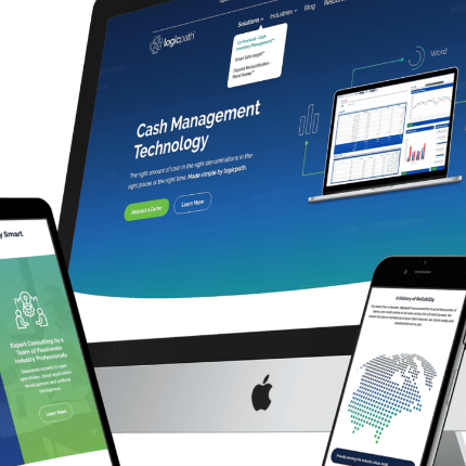 logicpath website mockups