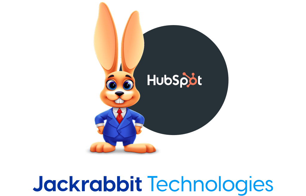 Jackrabbit Technologies mascot plus Hubspot
